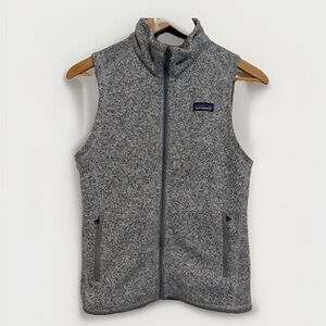 Patagonia Vest Women’s S Synchilla Fleece Gray Outdoor Hiking Camping Jacket